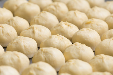 Bakery thai food,prepare knead dough before the oven