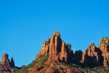 Naklejka premium Towering landscape in Sedona Arizona