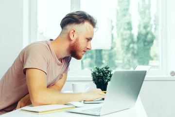 business person working from home