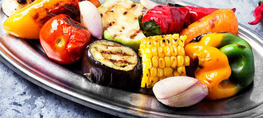 appetizing plate vegetables