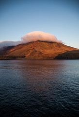 Chirpoy Island, Snow volcano activity