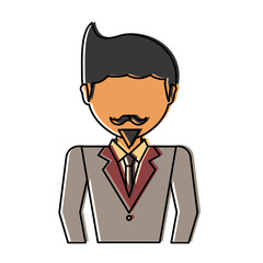 man professional   avatar vector illustration