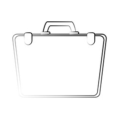 Business briefcase symbol icon vector illustration graphic design
