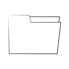 Folder business document icon vector illustration graphic design