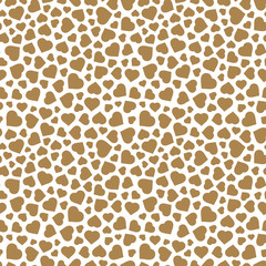 Hearts. Seamless pattern. Valentines day background. Vector illustration.