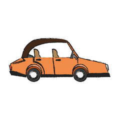 Car side view icon vector illustration graphic design