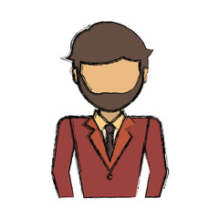  colorful  businessman  over white background  vector illustration