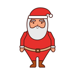 christmas happy santa claus character