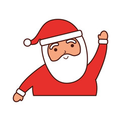 christmas happy santa claus character