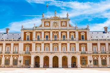 Fototapeta na wymiar Royal Palace of Aranjuez, Madrid, Spain