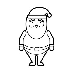 christmas happy santa claus character