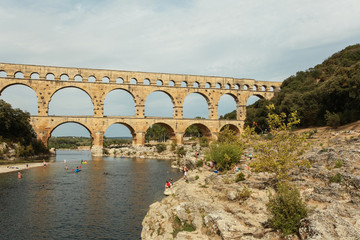 Pont du gard in Nime