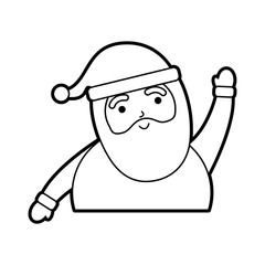 christmas happy santa claus character