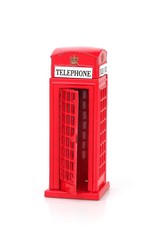 The famous English Red telephone box. Miniature layout