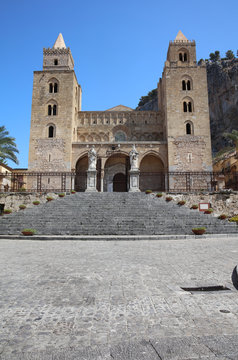 The Cathedral of Cefalu on Sicily. Italy