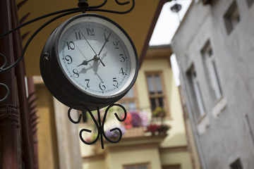 Naklejka premium Street Clock