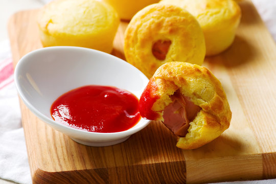 Mini Corn Dog.style Rustic.