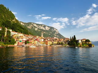 Varenna, a beautiful village on the shores of Como Lake, Italy.