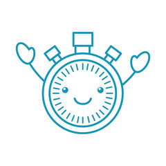 kawaii chronometer speed timer cartoon