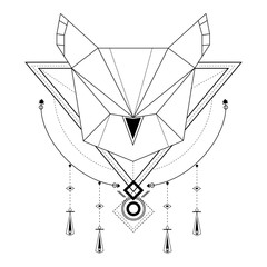 Dreamcatcher styled vectors on background