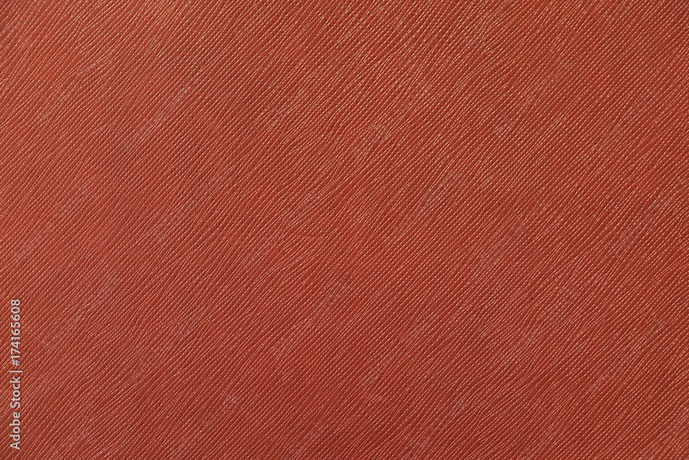 Poster surface of red artificial leather texture background