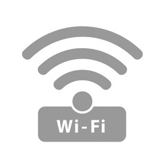 wifi symbol grau