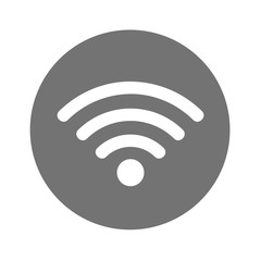 wlan symbol grauer kreis