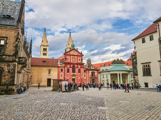 Fototapeta premium Buildings and Streets of Prague, Czech Republic