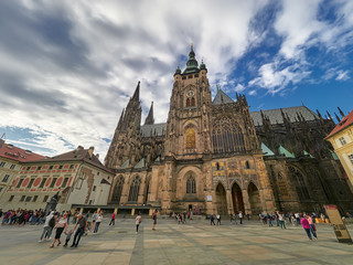 St. Vitus cathedral in Prague Castle, Prague, Czech Republic