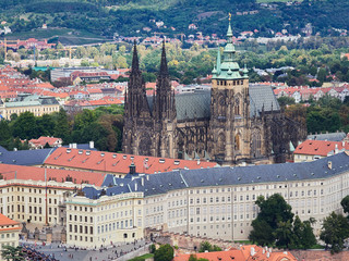 St. Vitus cathedral in Prague Castle, Prague, Czech Republic