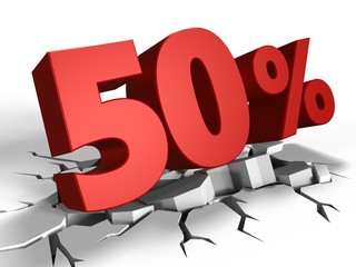 3d of 50 percent discount