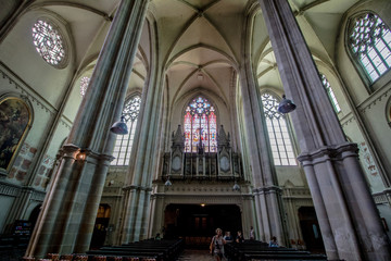Minoritenplatz in Wien an einem Sommertag