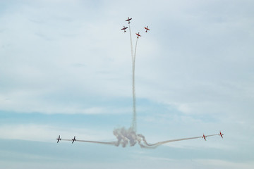 Air Show - Airplanes acrobatic show ,  Malta 