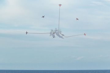 Air Show - Airplanes acrobatic show ,  Malta 