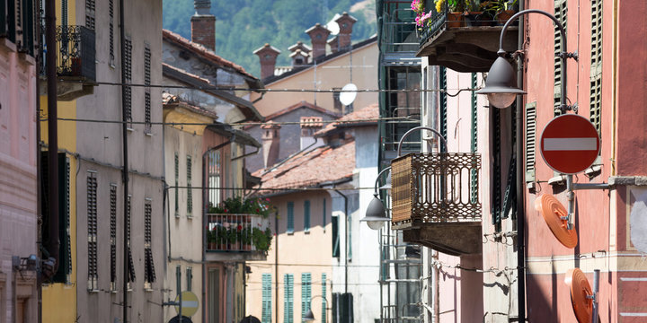 Typical Italian ancient town architecture