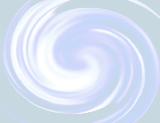 Bright rainbow swirl background. Blue rays of twisted spiral. Vector illustration.