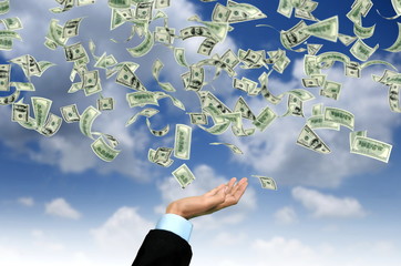 Money Rain: Financial Freedom Concept - 174181686