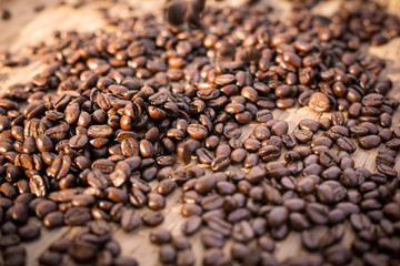 roasted coffee beans, can be use for a background