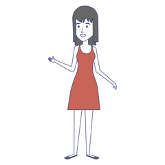 beautiful woman avatar character