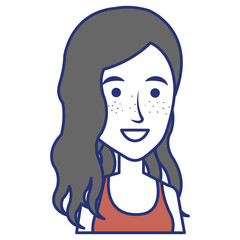 beautiful woman avatar character