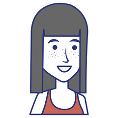 beautiful woman avatar character