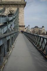close up chain bridge