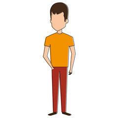 young man avatar character