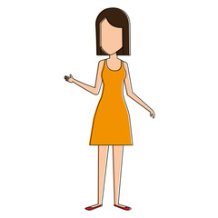 beautiful woman avatar character