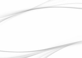 Obraz premium Abstract futuristic elegant grey graphic swoosh lines background