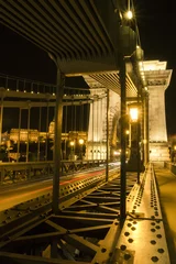Deurstickers Kettingbrug Szechenyi Chain Bridge in Budapest