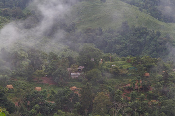 Lua PraGum hill tribe village Maintaining the architectural style and material used strictly. Only a few are left in Thailand.Lua forest clutching a gem of mystical mountain.Unseen THAILAND,Boklua NAN