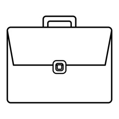 portfolio briefcase isolated icon vector illustration design