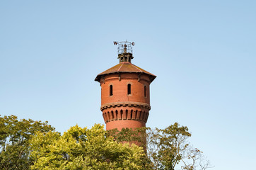 Low Angle View of Medieval Tower against Sky in Świnoujście, Poland