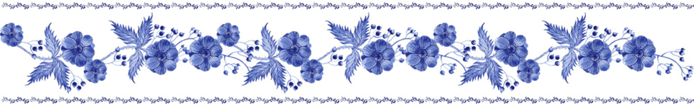 blue flowers